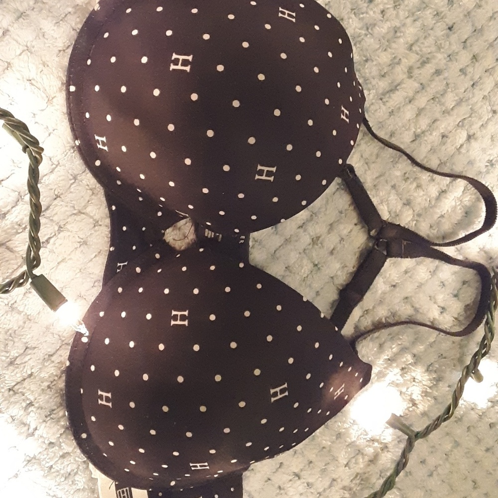 New 36 C Tommy Hilfiger Polka dot bra